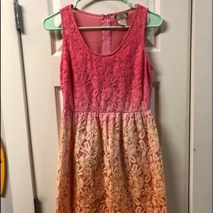 Pink/Orange Dress